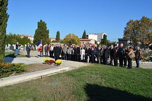 CEREMONIE DU 1 NOVEMBRE 2015 CIMETIERE DE MAZARGUES (44)